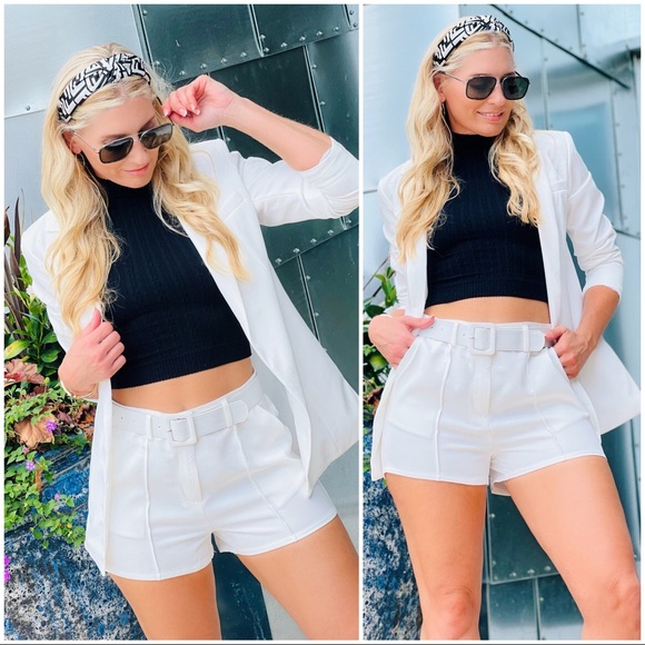 Tell Me You Love Me Blazer Set-Ivory - Picture 2 of 3